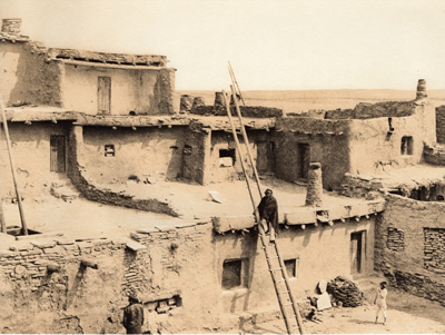 A CORNER OF ZUNIEDWARD CURTIS NORTH AMERICAN INDIAN PHOTO